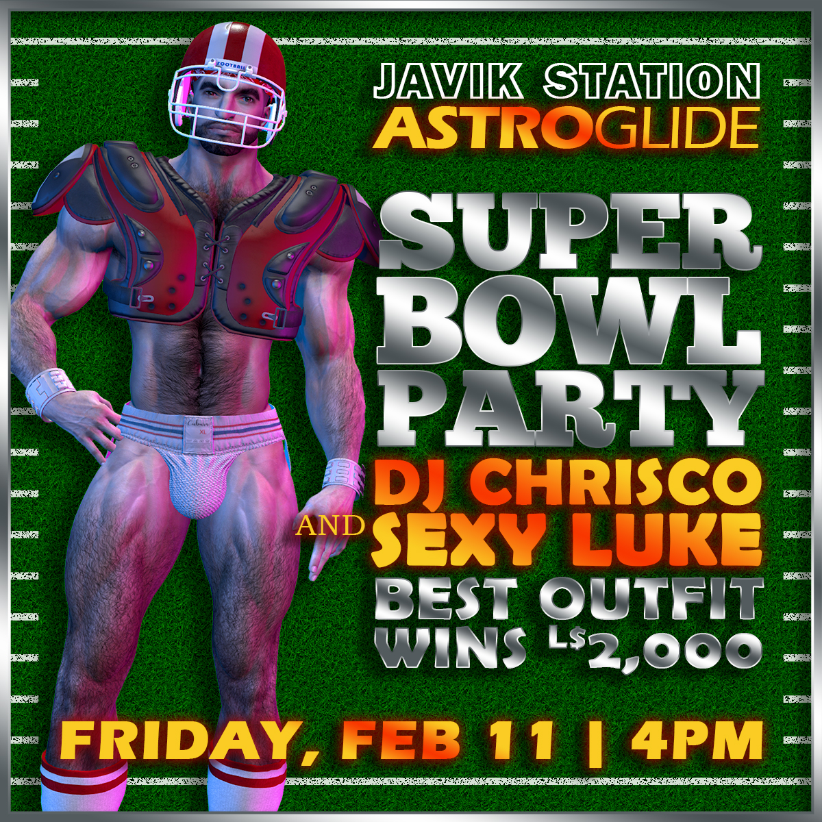 ASTROGLIDE SUPER BOWL PARTY w/ DJ CHRISCO!
