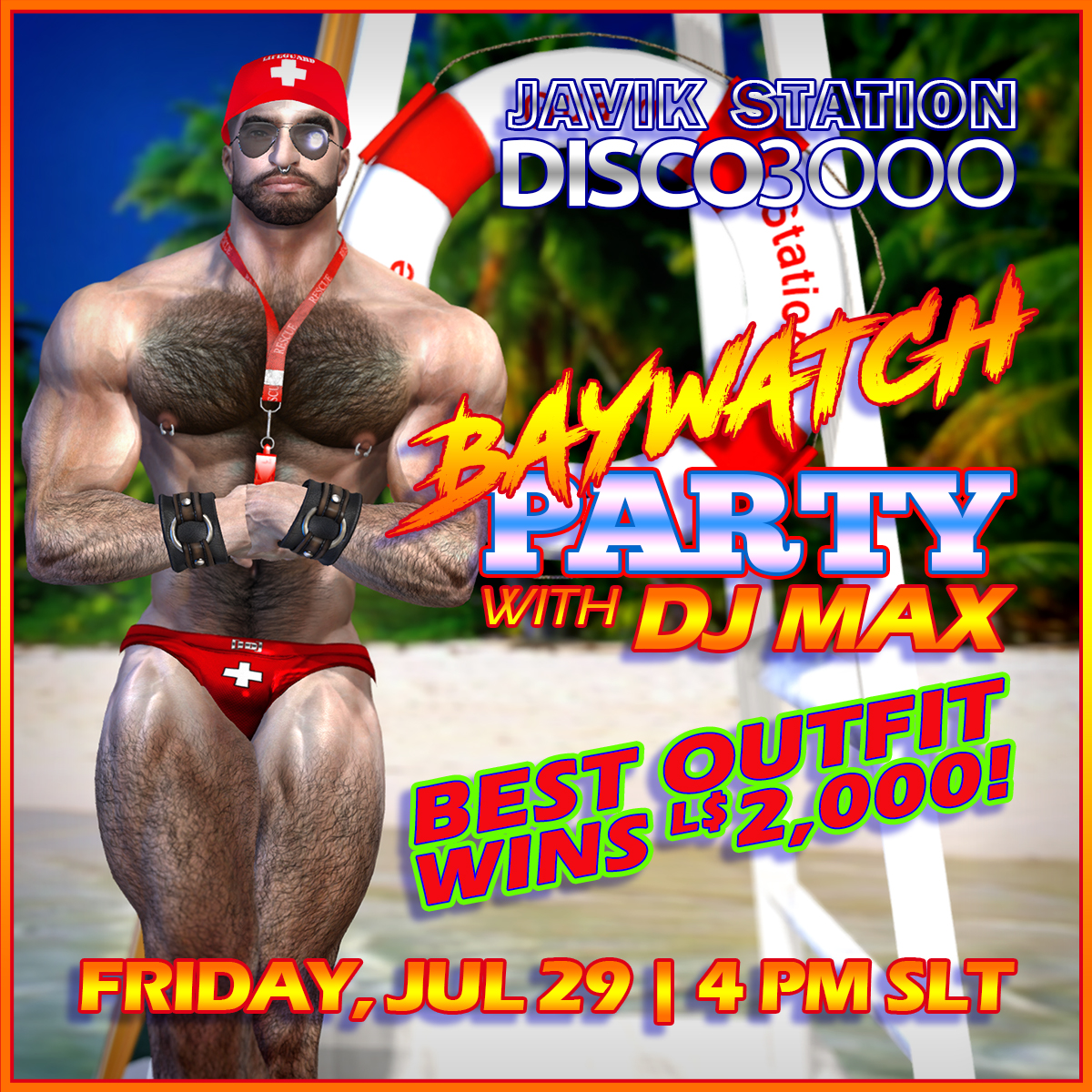 DISCO 3000 Baywatch Party