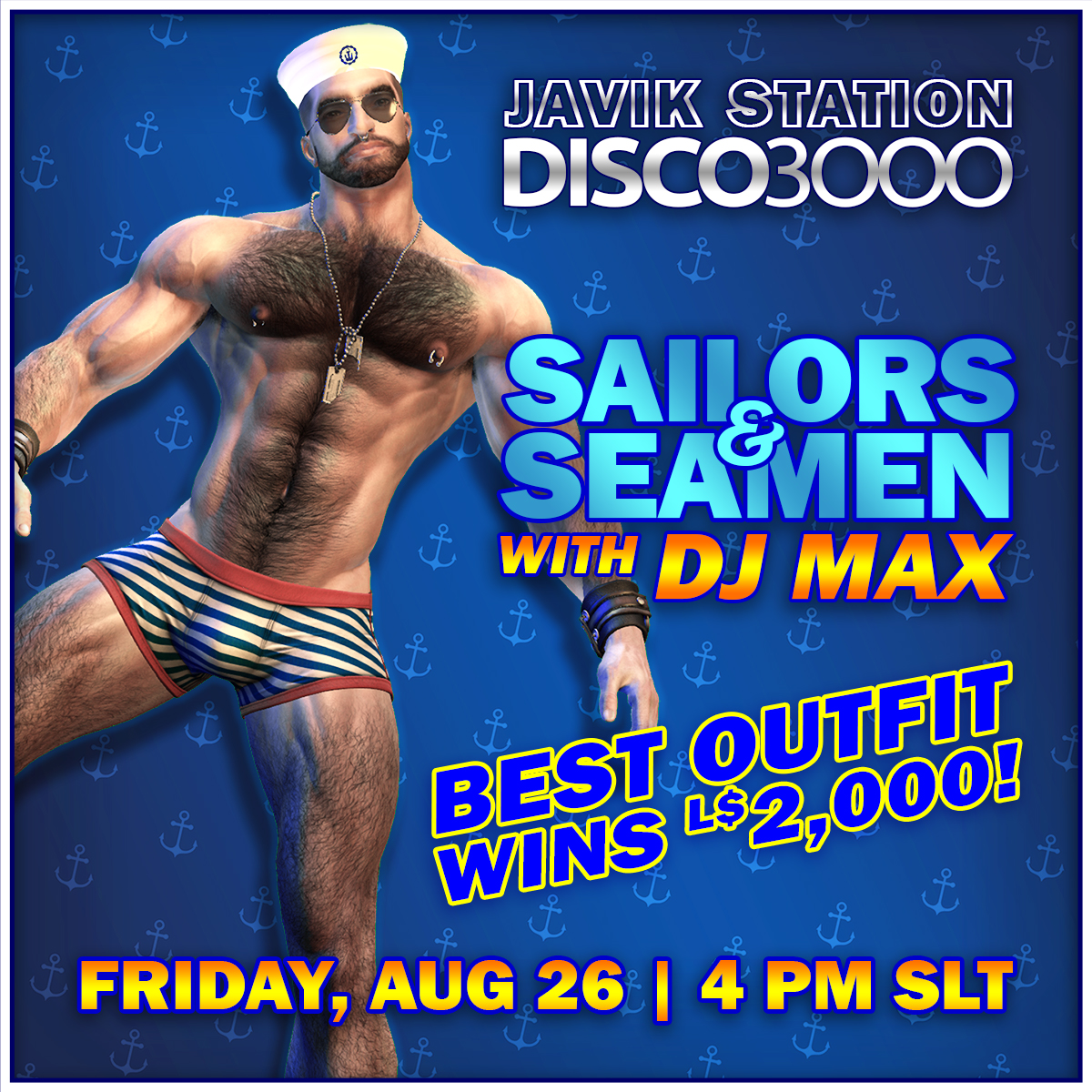 DISCO 3000 SAILORS & SEAMEN PARTY with DJ MAX!