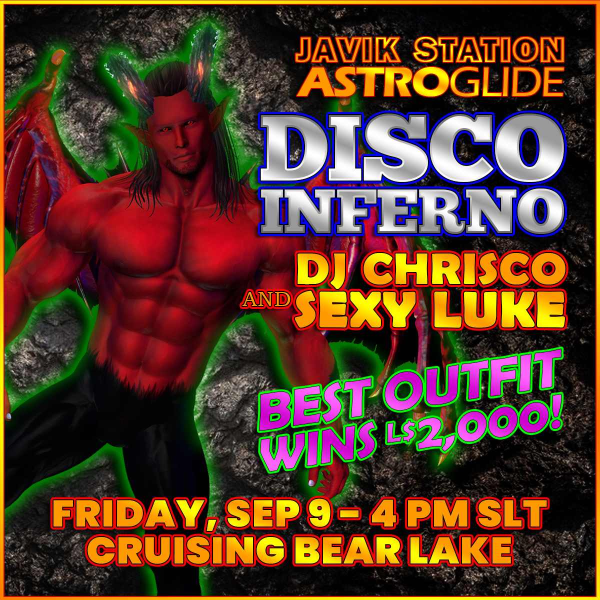 ASTROGLIDE DISCO INFERNO with DJ CHRISCO!