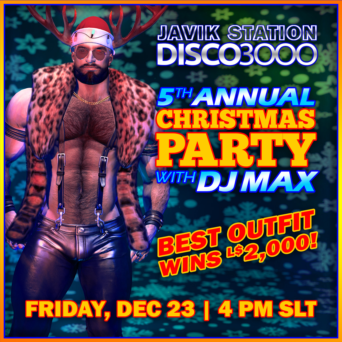 DISCO 3000 CHRISTMAS PARTY with DJ MAX!