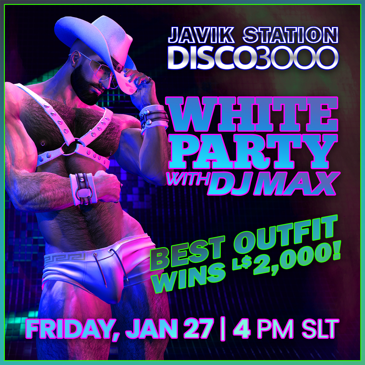 DISCO 3000 WHITE PARTY 2023 with DJ MAX!