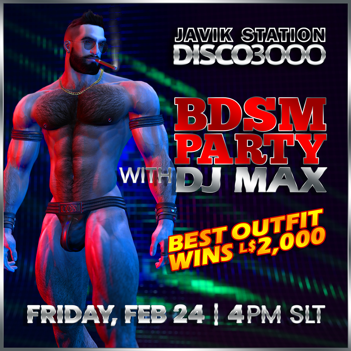 DISCO 3000 BDSM PARTY with DJ MAX!