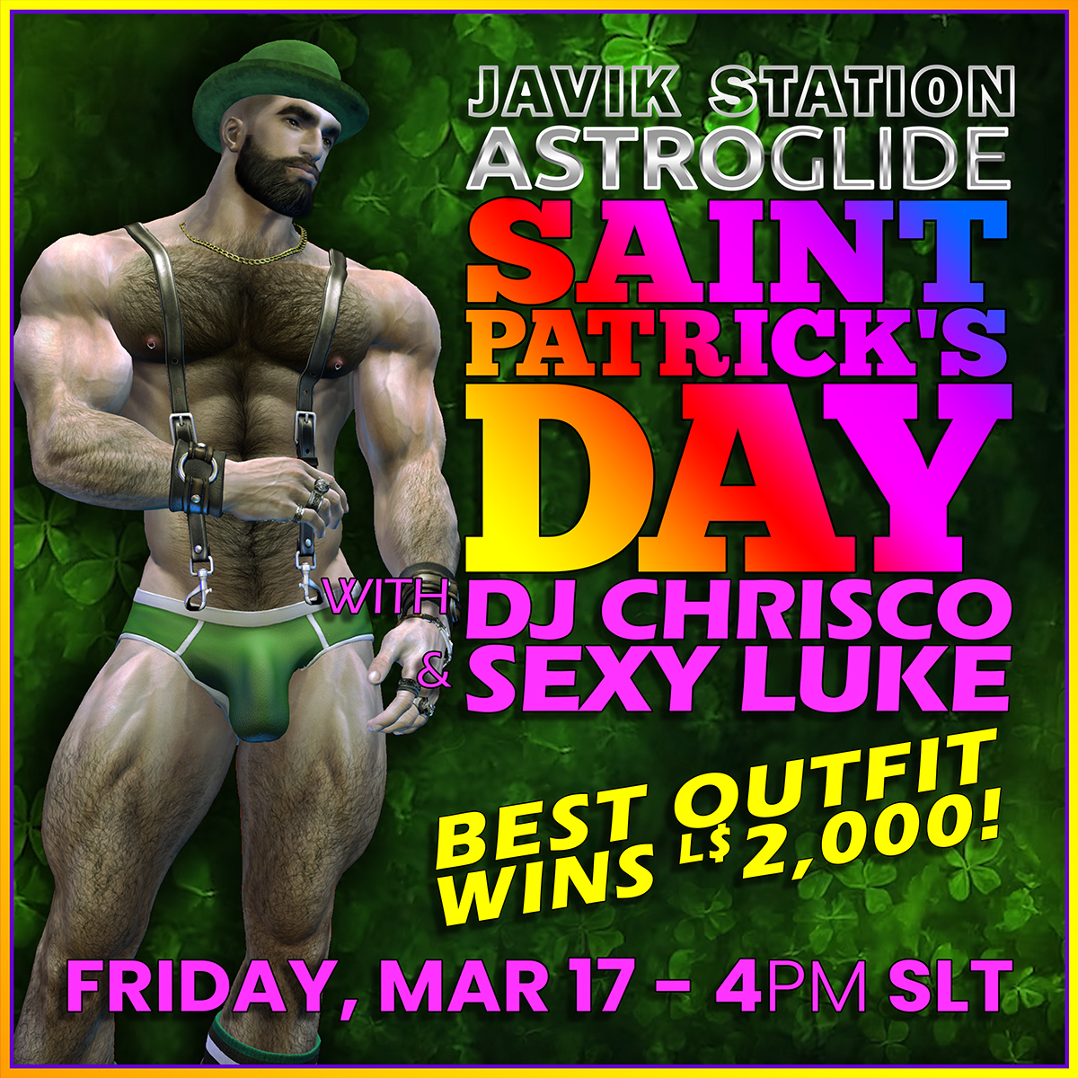 ASTROGLIDE ST. PATRICK’S DAY PARTY with DJ CHRISCO!