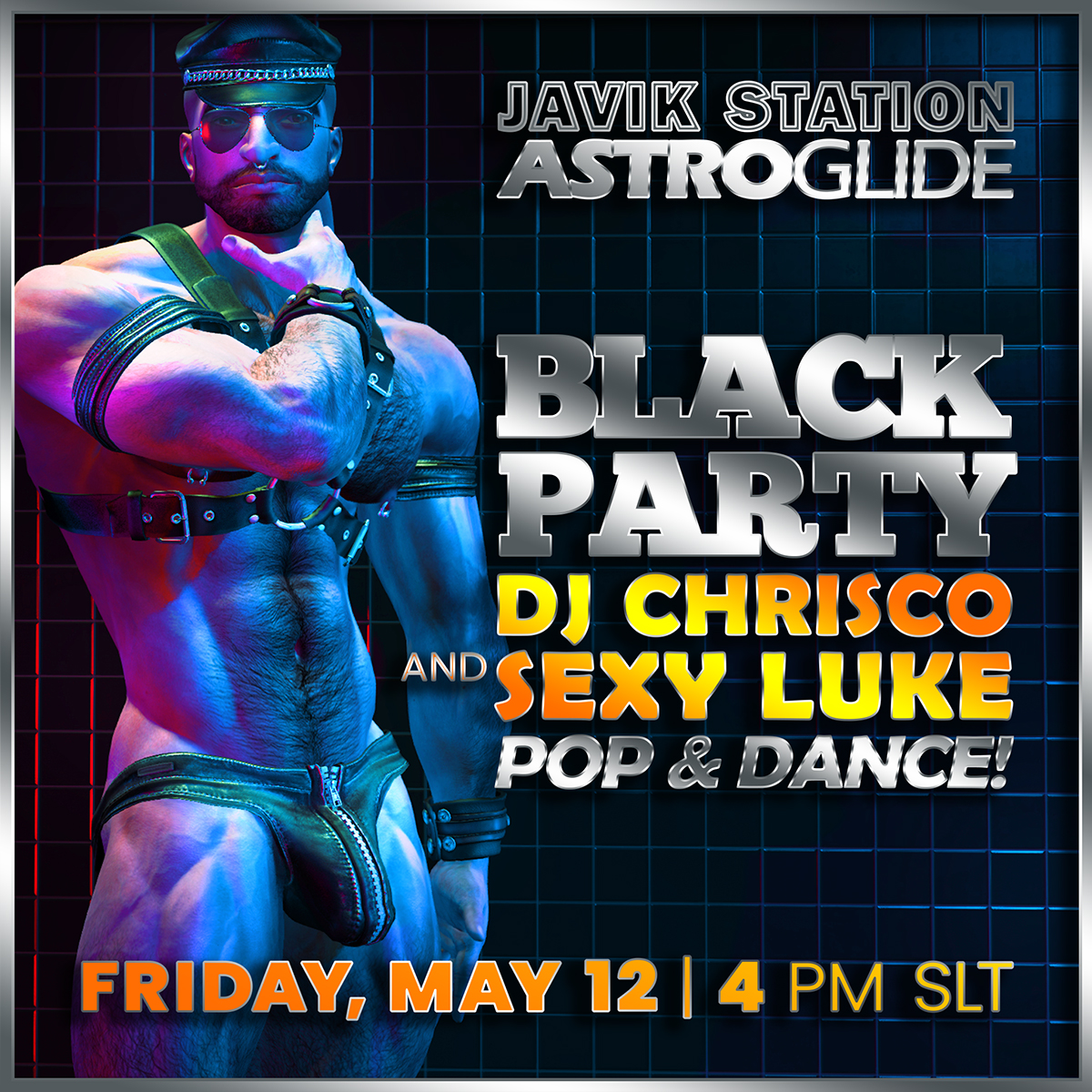 FRIDAY: ASTROGLIDE BLACK PARTY with DJ CHRISCO!