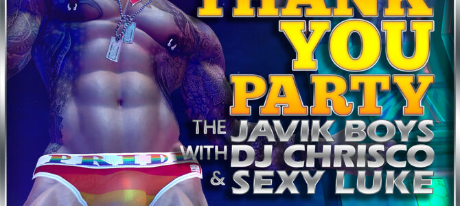 DISCO 3000: THANK YOU PARTY with DJ CHRISCO!