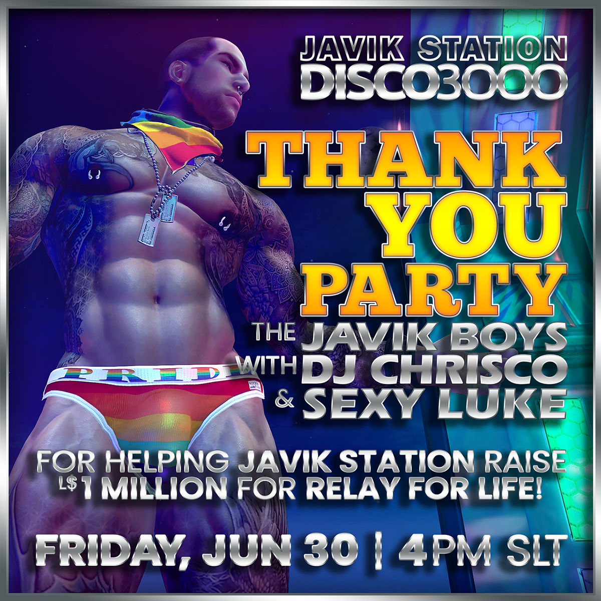 DISCO 3000: THANK YOU PARTY with DJ CHRISCO!